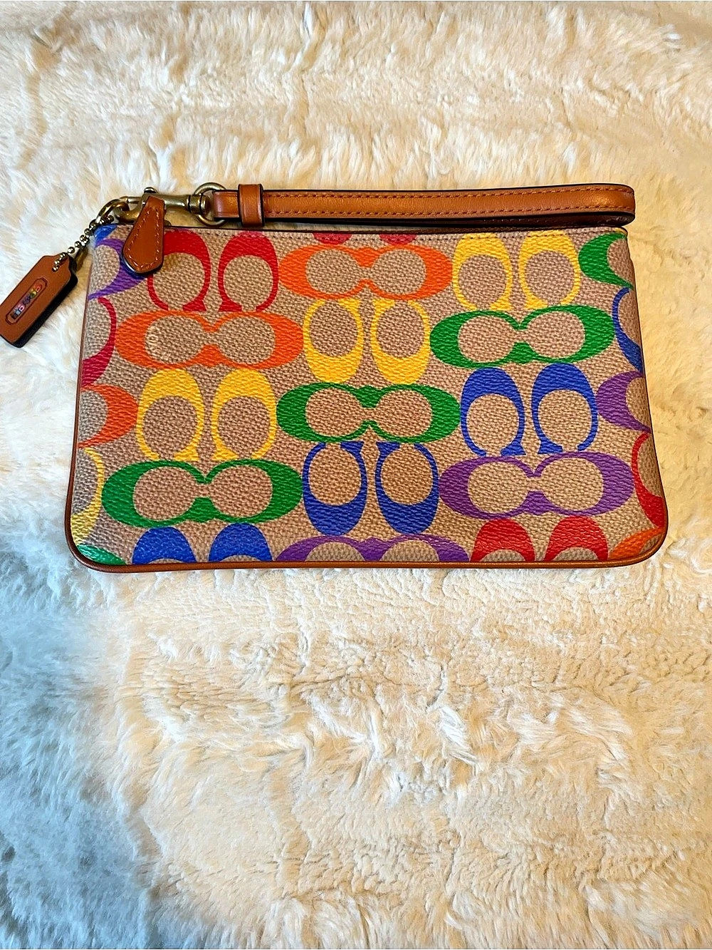 Coach Signature Large Pride Wristlet